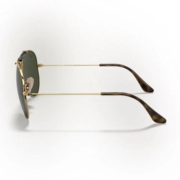 Ray-Ban NWOT Havana outdoorsman collection Gold Aviator Sunglasses unisex - Picture 4 of 6